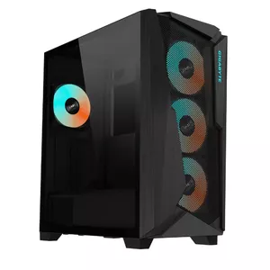 PC Case GIGABYTE C301 GLASS Midi Tower Black