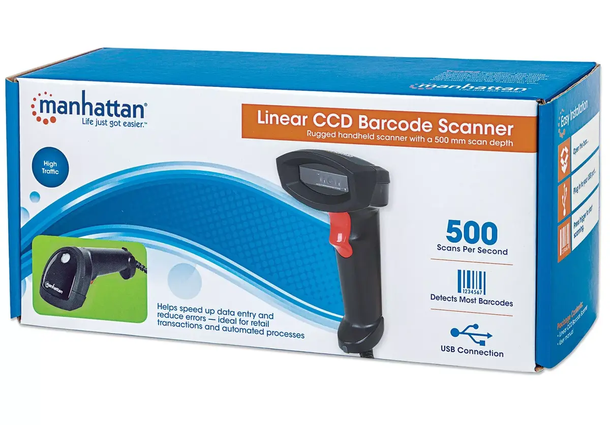 Handheld Barcode Scanner Manhattan 178433 Photo 6
