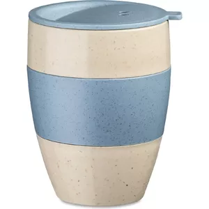 koziol 7589275 travel mug 400 ml Blue, Sand Plastic