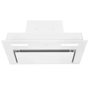 Built-in hood Greentek Petra Glass white PETRAGLASSW, aluminum filter, A++ energy class, gesture control, LED dimmer