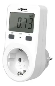 ANSMANN APM1 Single-Phase Energy Cost Meter Socket, AC 230V, 16A