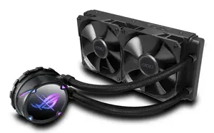 All-in-one liquid CPU cooler ASUS ROG Strix LC II 240 — 120 mm fans, 137.5 m³/h airflow, black