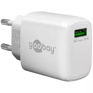 Mobile Device Charger Goobay 61672 Universal White AC Fast Charging 3A