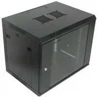 XtendLan WS-12U-66-BLACK-U 12U 600x600 mm skapis Photo 2
