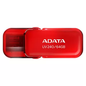 ADATA UV240 USB zibatmiņa 64 GB USB Type-A 2.0 Sarkans