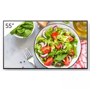 Sony FW-55BZ35L/TM Signage Display Digital signage flat panel 139.7 cm (55") LCD Wi-Fi 550 cd/m² 4K Ultra HD Black Android 24/7