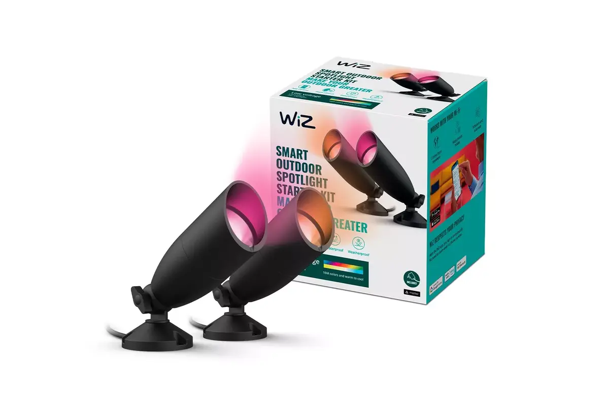 WiZ Smart Wall Light 10W - 2 Pack Photo 2