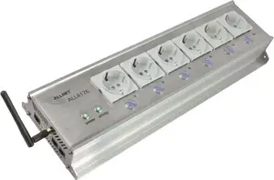 Power strip ALLNET ALL4176 6-socket with power meter for desktop and 19" rack