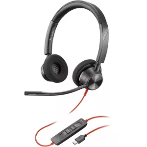 POLY 8X219AA headphones/headset Wired Head-band Office/Call center USB Type-C Black