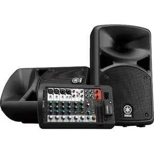 Напольная PA-система YAMAHA Stagepas 400BT — 400 Вт, 2-полосная, микшер 10 каналов, Bluetooth 4.1, черная
