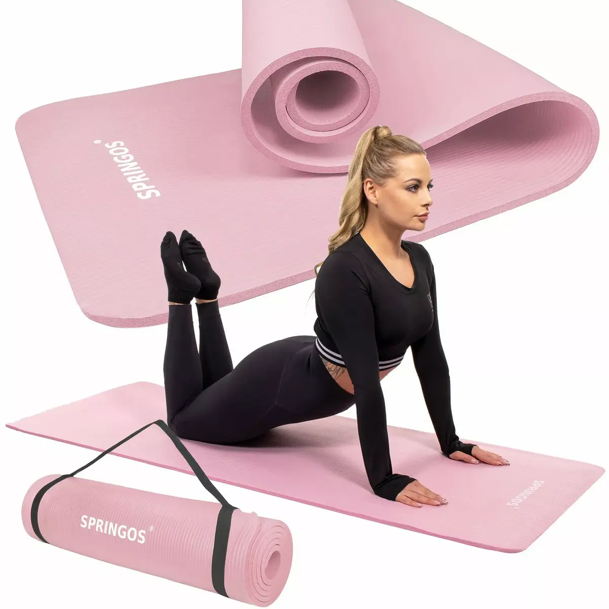 Exercise mat Springos YG0030 183 cm Photo 5