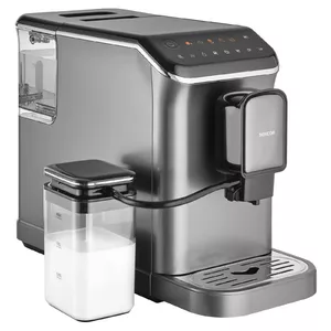 Espresso machine SENCOR SES8000BK — 1.5 L water tank, 750 ml milk container, 20 bar pump, integrated grinder