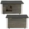 Dog kennel Springos DH001 GREY Photo 3