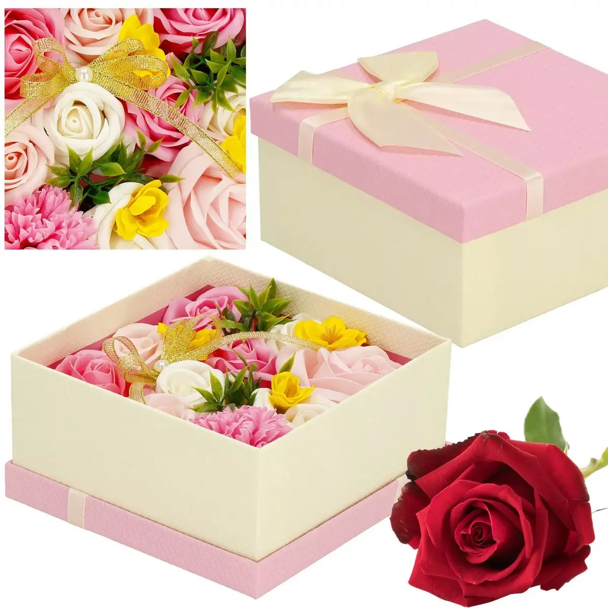 Soap roses box Springos HA7446 Photo 3