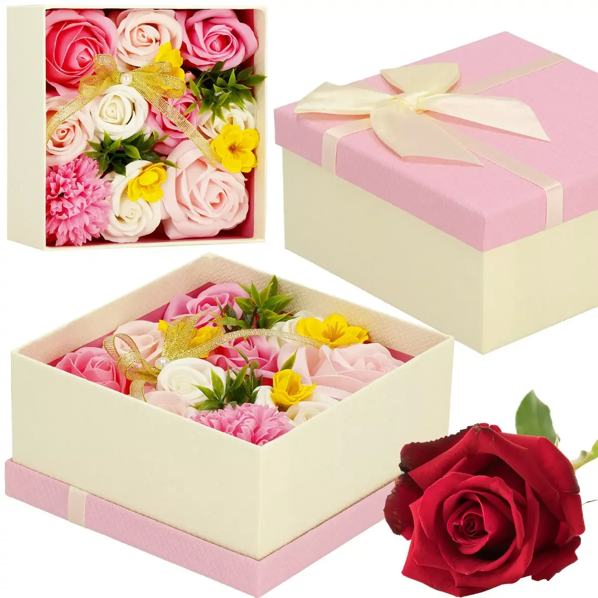 Soap roses box Springos HA7446 Photo 4