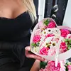 Soap roses Springos HA7444 — 24 pcs heart box Photo 2