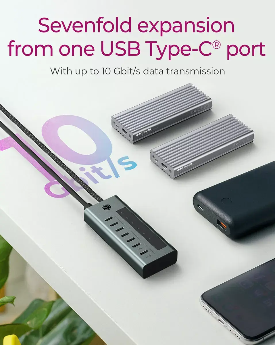 USB Hub ICY BOX IB-HUB1457-C31 Photo 2