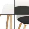Upholstered armless chair Springos DC0018 Photo 4