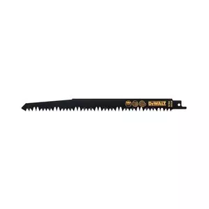 Jigsaw blade DeWalt DT2352-QZ — HCS wood blades, working length 24 cm, tooth spacing 5–6.5 mm, 5 pcs