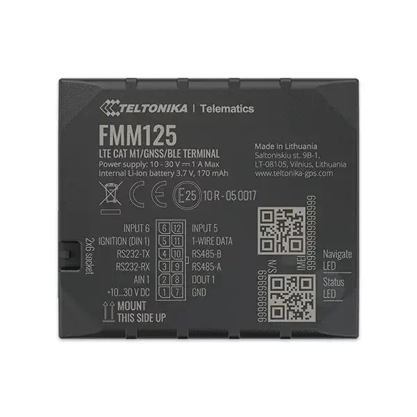 GPS-трекер Teltonika FMM125 LTE CAT M1 Photo 9