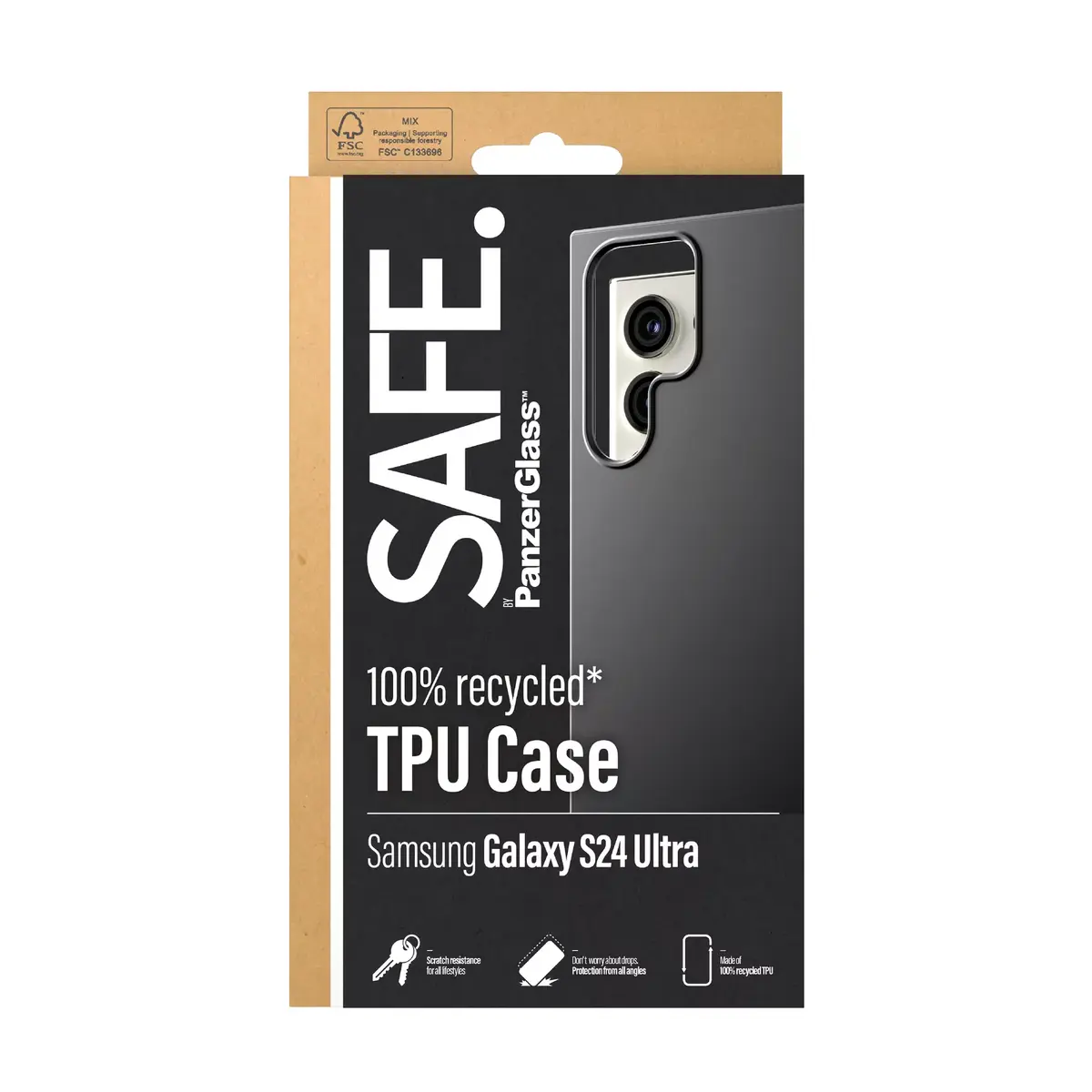 TPU Case PanzerGlass SAFE Samsung Galaxy S24 Ultra Photo 3