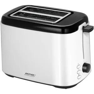 Toaster MPM MTO-07 — MPM compact 2-slice toaster, white