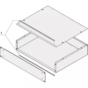 Sealing set SCHROFF HF-DICHTUNGSET MULTIPAC ALZN 20860132 for enclosure sealing