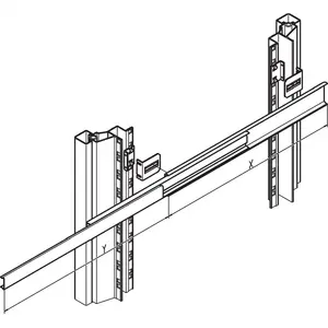 Telescope Rail SCHROFF 310 L 16 Length 310mm