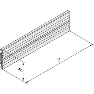 Side panel SCHROFF 340T 2HE model 30860551 — rack enclosure side wall for 2U chassis