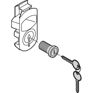 Locking and security lock kit SCHROFF VARISTAR 23130132 for side wall