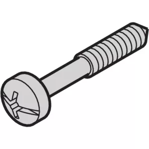 Mounting screw SCHROFF HALSSCHR.M.KR.M2,5 SCH. 100S — SCHROFF MPN 21100749