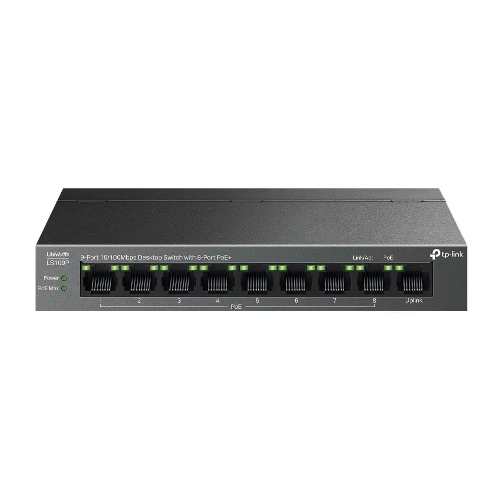 Tīkla slēdzis TP-Link LiteWave LS109P, LS109P