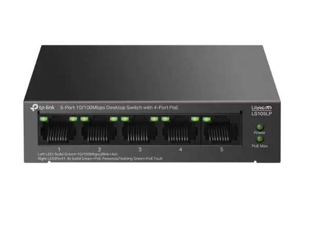Unmanaged switch TP‑LINK LS105P 5x10/100, 4xPoE Photo 6