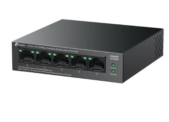 Unmanaged switch TP‑LINK LS105P 5x10/100, 4xPoE Photo 8