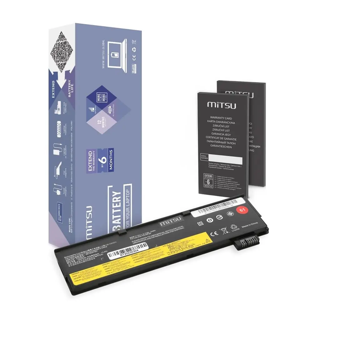 Akumulators MITSU priekš Lenovo ThinkPad T470