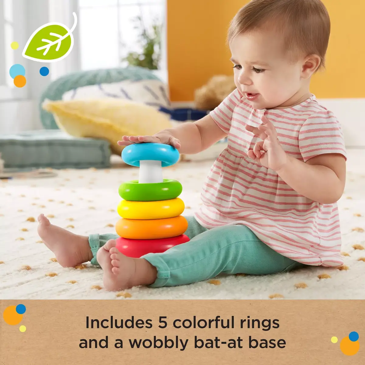 Fisher-Price Rock-a-Stack Игрушка Photo 9