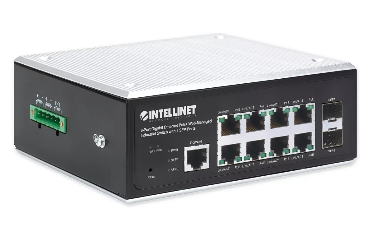 Managed Switch Intellinet 8-Port Gigabit PoE+ Photo 2