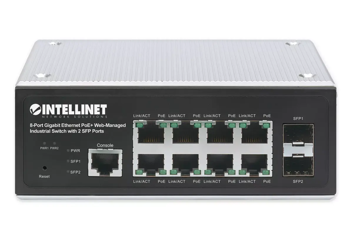 Managed Switch Intellinet 8-Port Gigabit PoE+ Photo 3