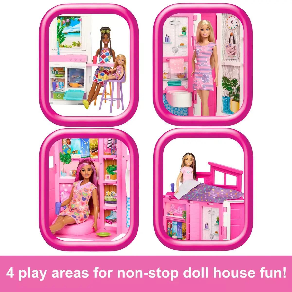 Spēļu komplekts Barbie Getaway House HRJ76 Photo 9
