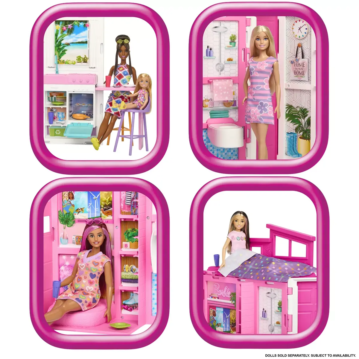Spēļu komplekts Barbie Getaway House HRJ76 Photo 11