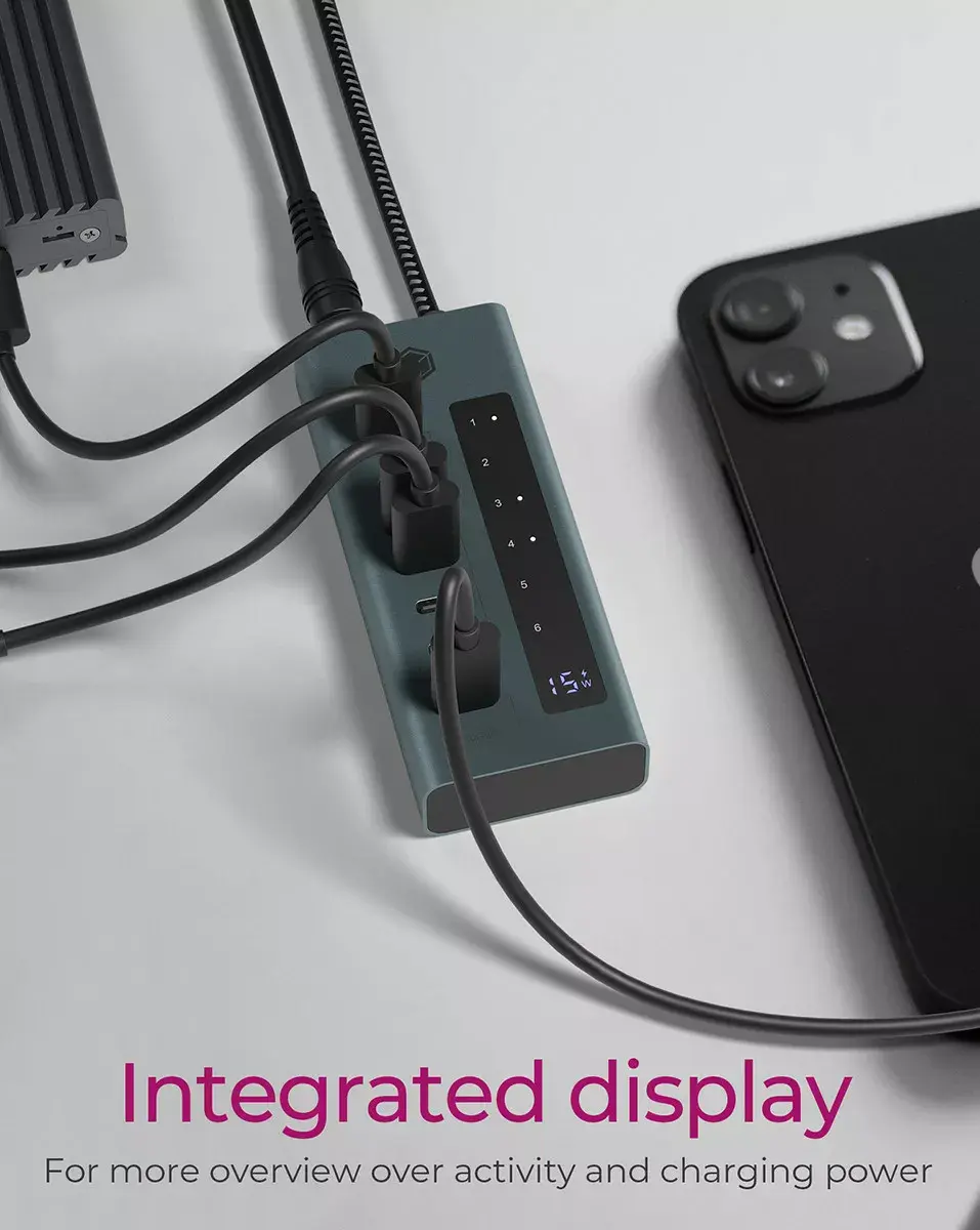 USB Hub RAIDSONIC IB-HUB1457-C31 Photo 4
