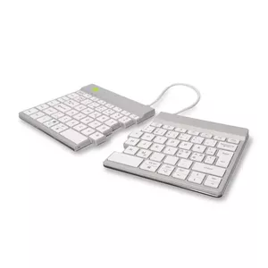 R-Go Tools Split Break tastatūra Bluetooth sistēma QWERTZ Vācu Balts