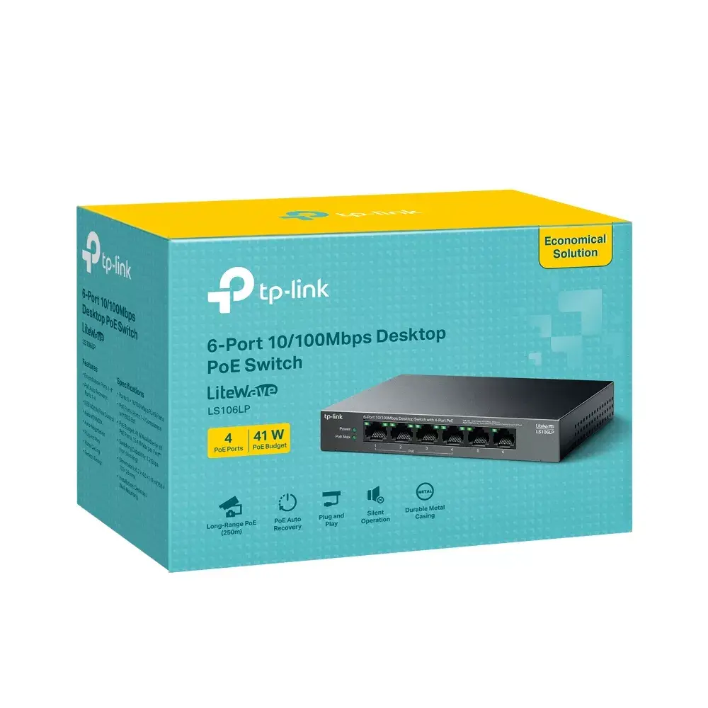 Tīkla slēdzis TP-Link LiteWave LS106LP Photo 4