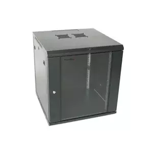 Wall-mount rack XtendLan WS-15U-66-BLACK, 15U, 600×600 mm, 60 kg load
