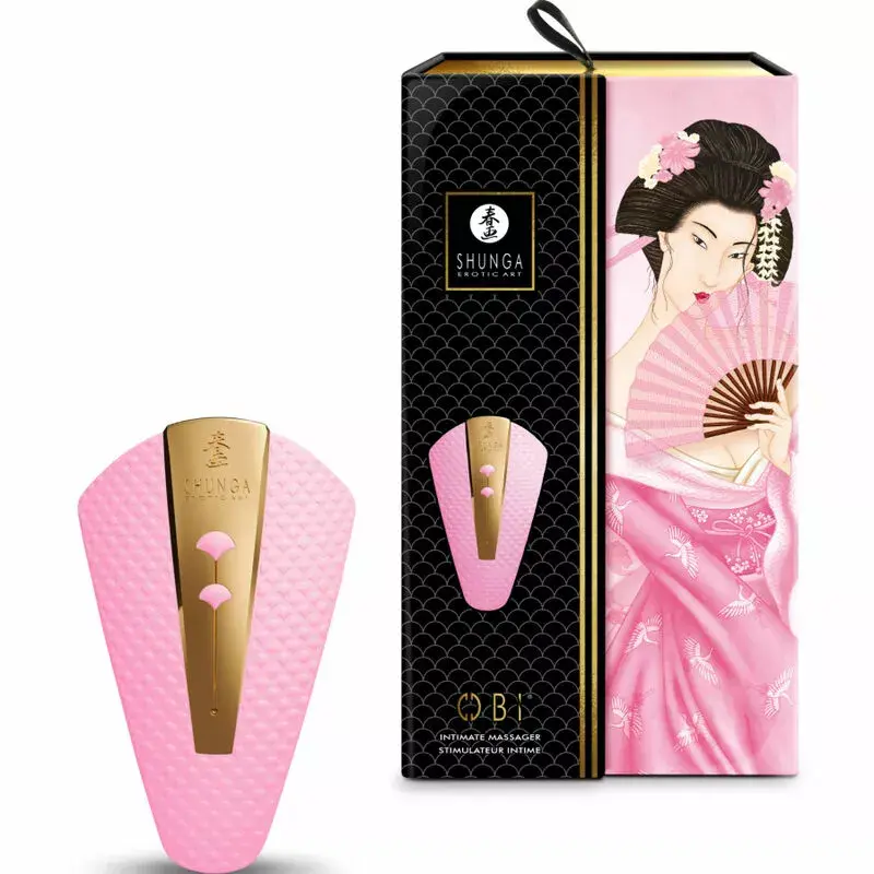 Интимный массажер Shunga OBI Pink Photo 4