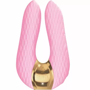 Rechargeable Waterproof Intimate Massager Shunga AIKO PINK — USB, Compact Design
