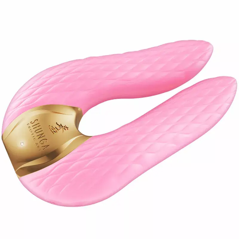 Intimate Massager Shunga AIKO PINK — Rechargeable Waterproof Photo 2