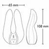 Intimate Massager Shunga AIKO PINK — Rechargeable Waterproof Photo 6