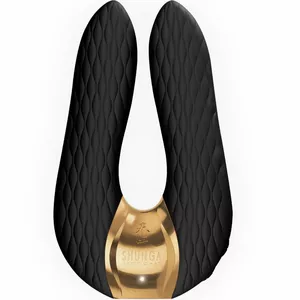 Intimate massager Shunga AIKO Black — waterproof rechargeable personal massager