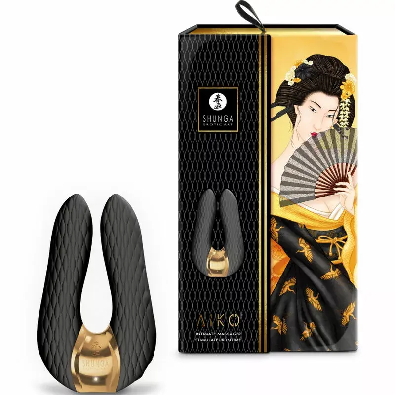 Intimate massager Shunga AIKO Black Photo 4